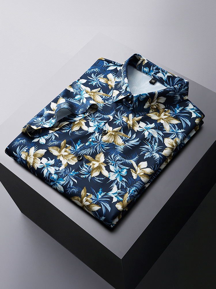 Vintage Hawaiian Floral Shirt - 12XL 7XL 6XL Plus Size Herenoverhemden