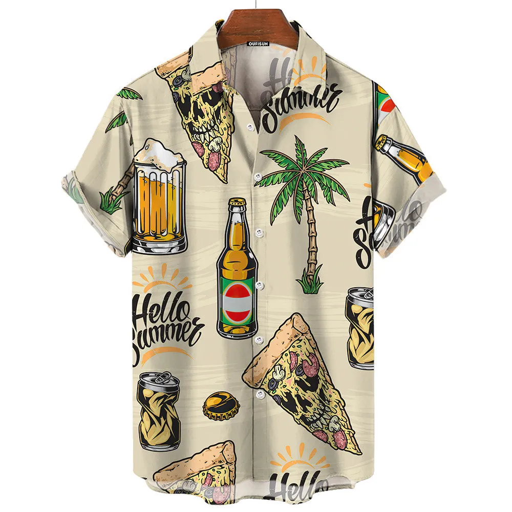 Heren Retro Zomer Good Vibes H - Vintage Hawaiian Floral Shirt recensie en prijs