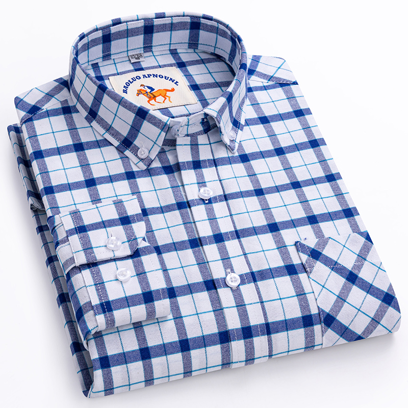 Nieuwe overmaatse 5XL shirts m - Oxford Cotton Casual Shirt Business recensie en prijs