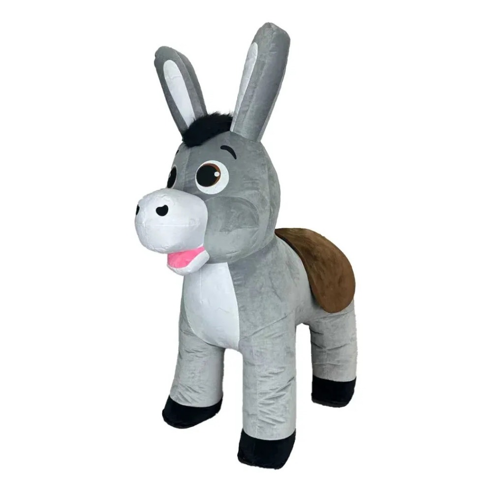 Opblaasbaar grijs ezel mascott - Suits recensie en prijs
