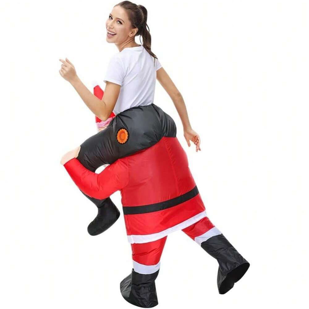 Opblaasbaar kerstmanpak om op  - Suits recensie en prijs