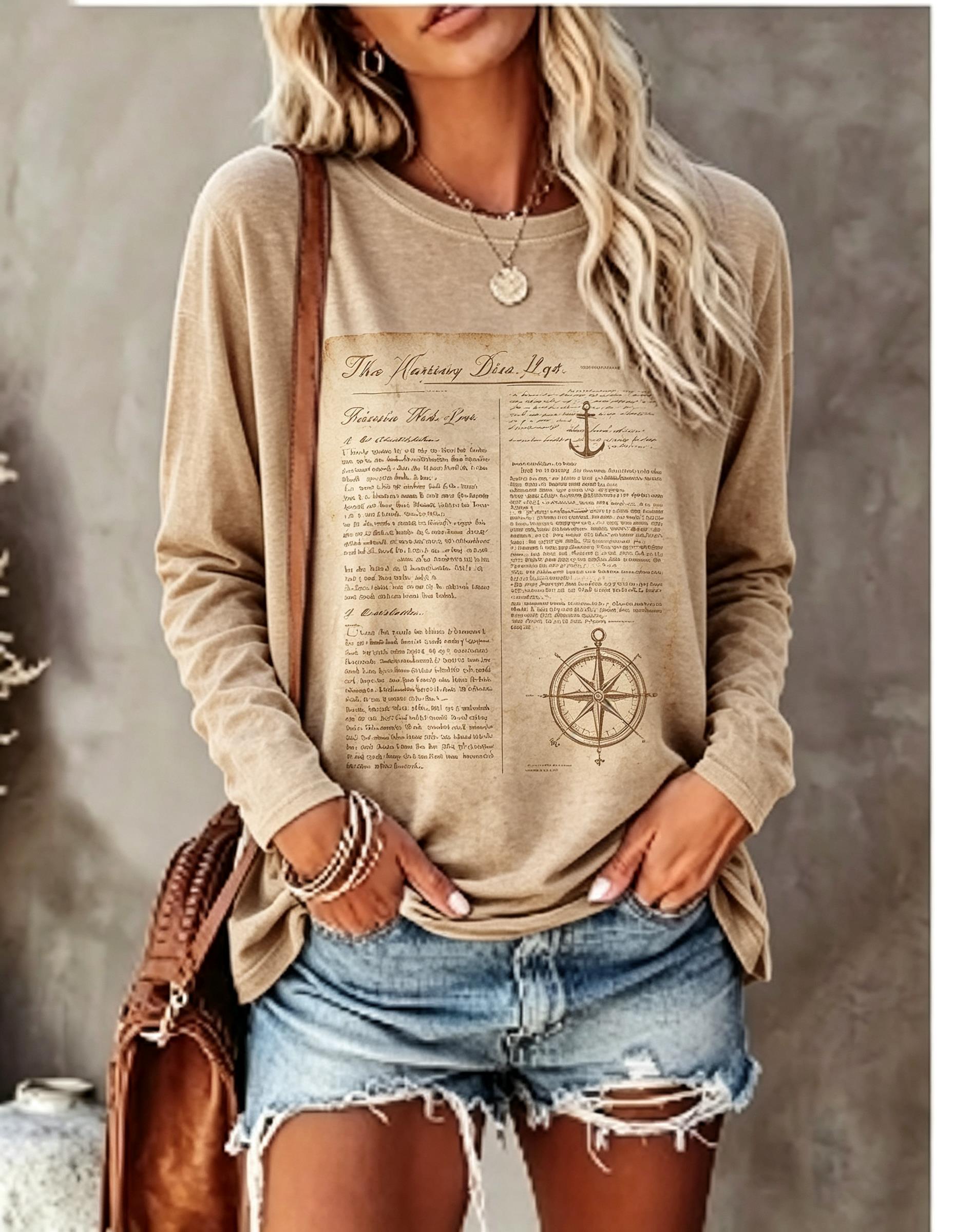 Dames T-shirt met lange mouwen - T-Shirts recensie en prijs